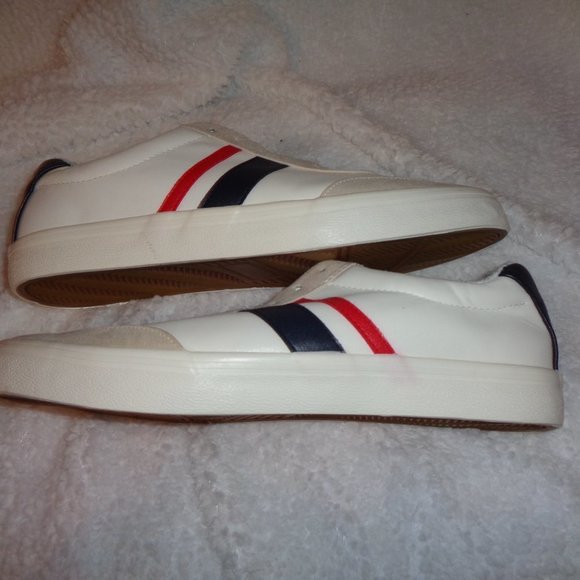  Men\'s White Red and Blue Shoes Size 10 main image 5
